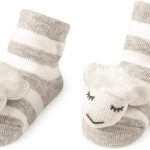 Mud Pie Counting Sheep Rattle Toe,Multicoloured,0-12 Months